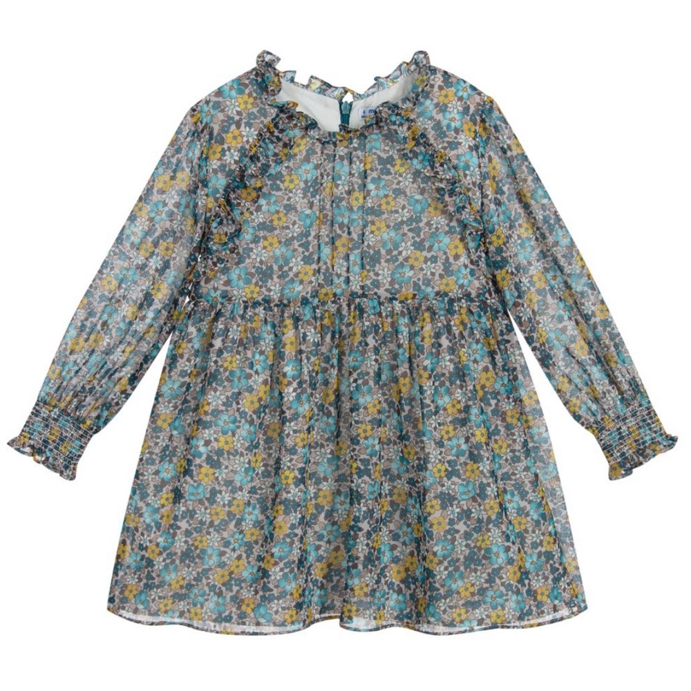 Long Sleeved Floral Dress